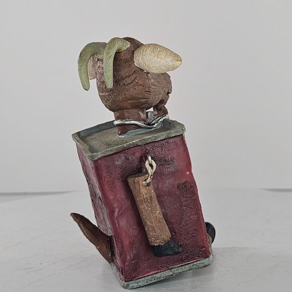 Spice Series Shelf Sitter Celery Salt Willowville Figurine Billy Goat *Repair* - Picture 6 of 7